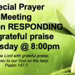 Prayer Meeting - Responding